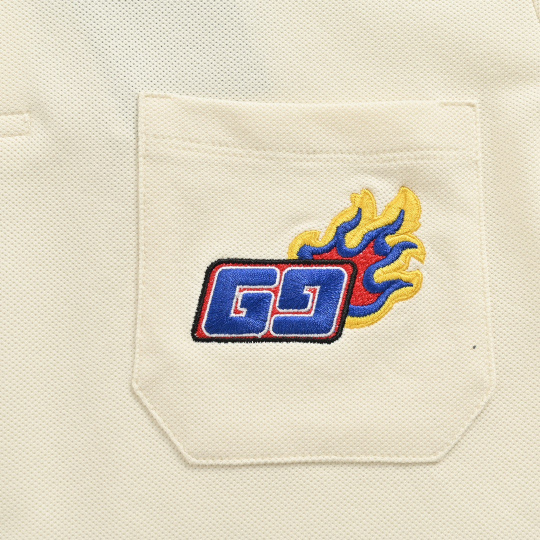 Gucci Flame Logo Polo Shirt