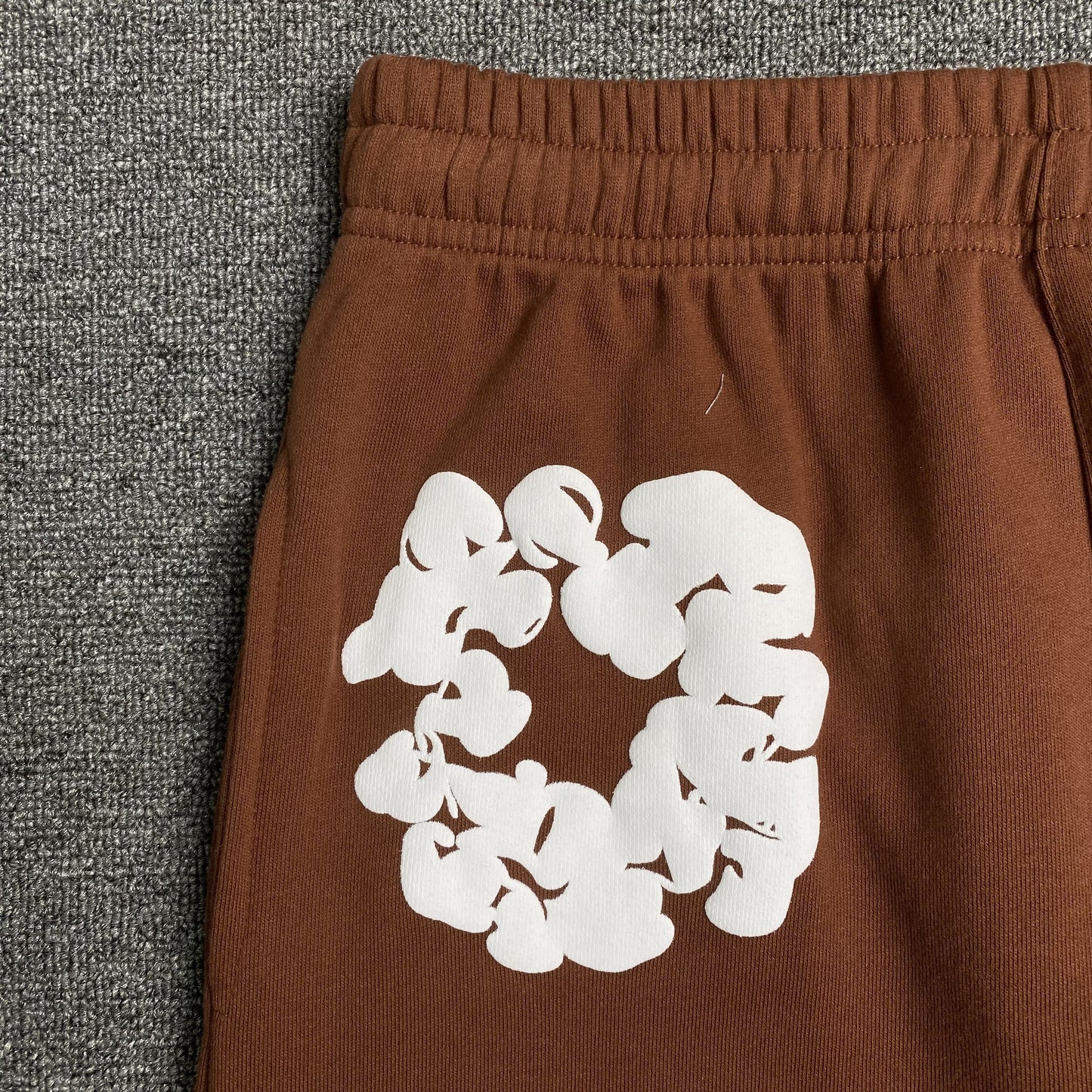 DENIM TEARS COTTON WREATH SWEATPANTS BROWN