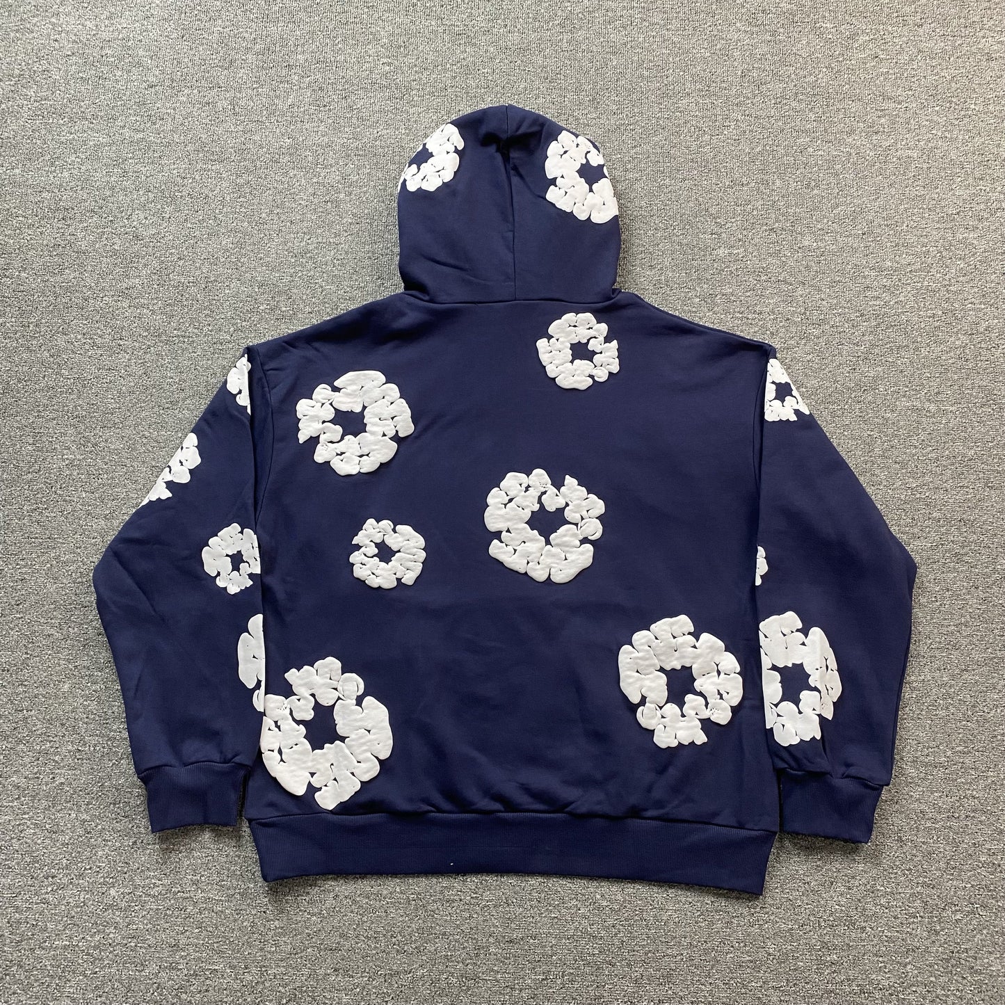 DENIM TEARS COTTON WREATH HOODIE NAVY