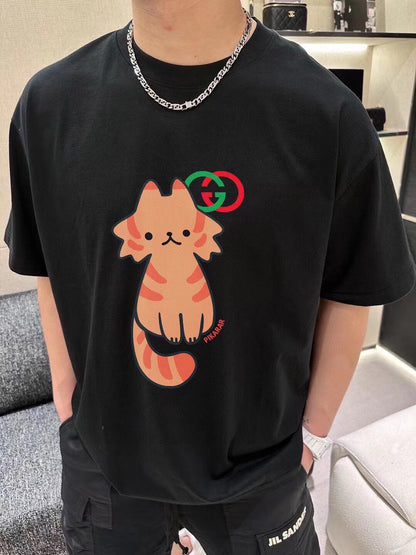 Gucci Cat Graphic T-Shirt