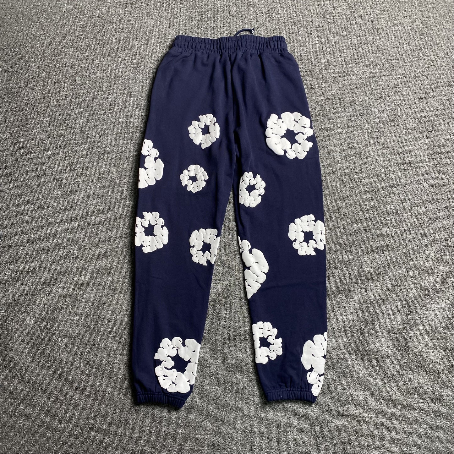 DENIM TEARS COTTON WREATH SWEATPANTS NAVY