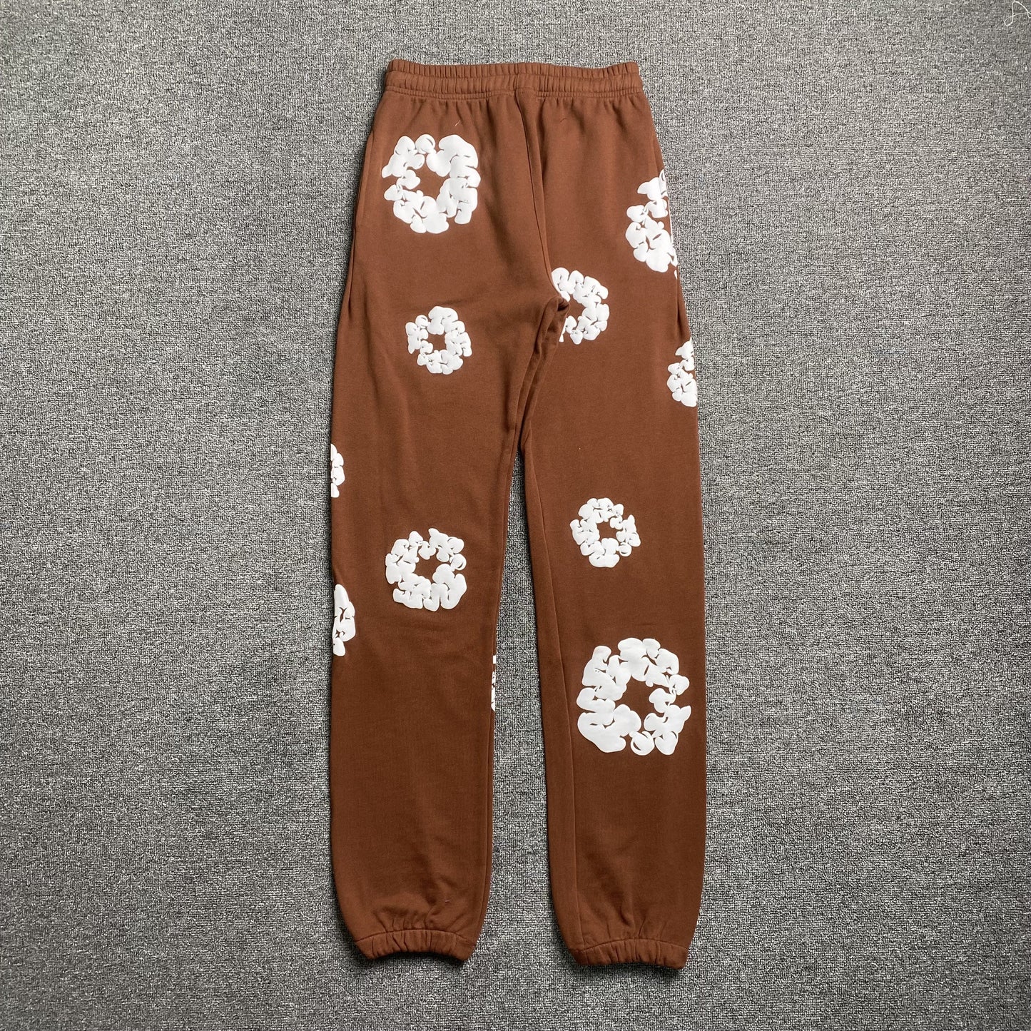 DENIM TEARS COTTON WREATH SWEATPANTS BROWN