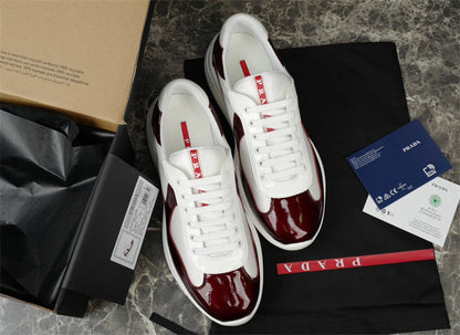 PRADA AMERICA'S CUP BURGUNDY WHITE