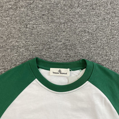 VIVIENNE WESTWOOD T-SHIRT WHITE GREEN