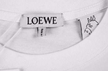 Loewe T-Shirt with Logo and Graphic Design