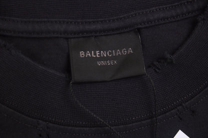 BALENCIAGA LOGO T-SHIRT BLACK YELLOW