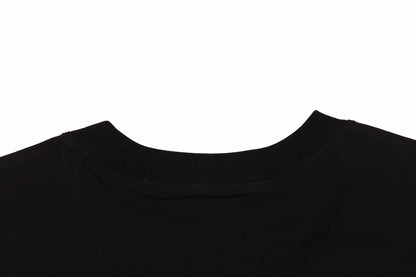 BALENCIAGA CALLIGRAPHY LOGO T-SHIRT BLACK