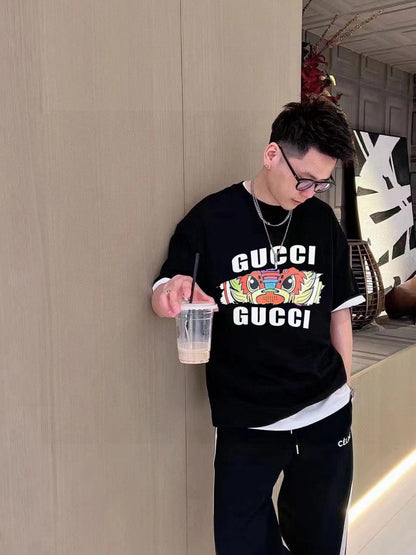 Gucci Graphic T-Shirt (Black)