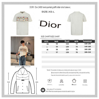 Dior Artistic Logo T-Shirt (White)