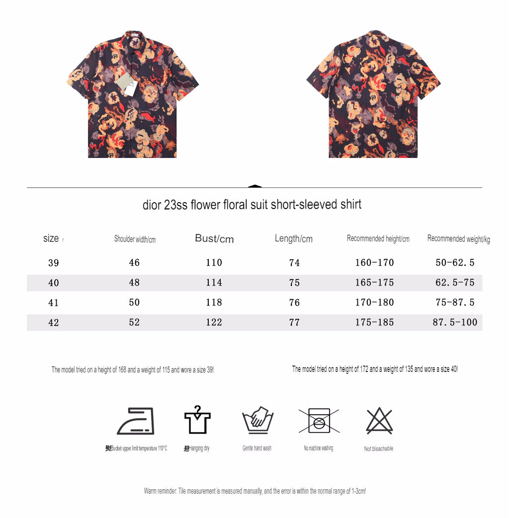 Dior Abstract Floral Print Shirt