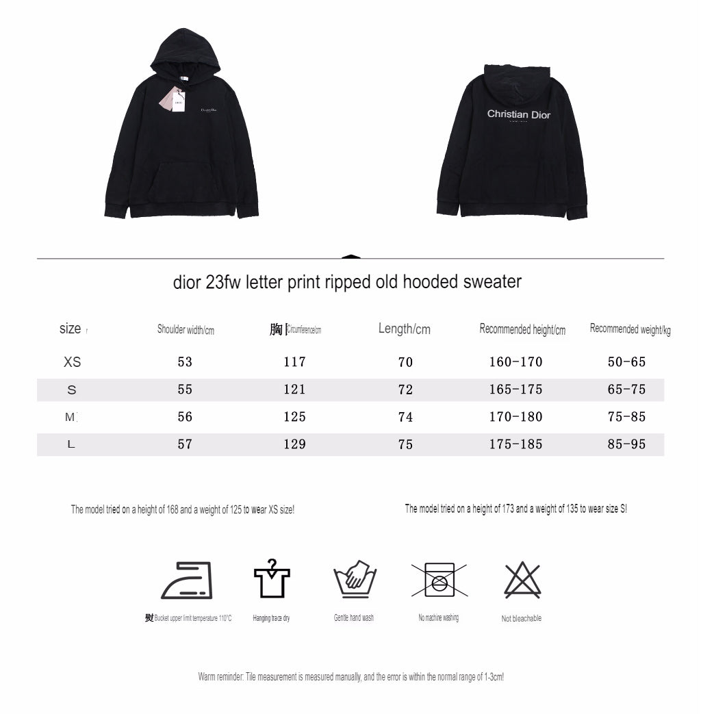 Dior Black Hoodie