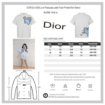 Dior Monogram Motif T-Shirt (White)