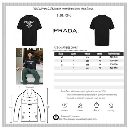 Prada Milano Black Emblem T-Shirt