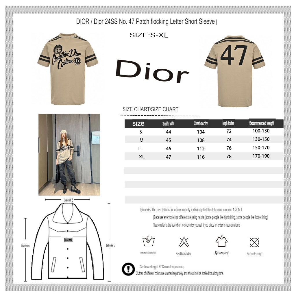 Dior Christian Dior Couture Beige T-Shirt