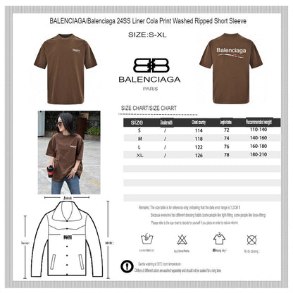 Balenciaga Political Campaign T-Shirt (Brown)