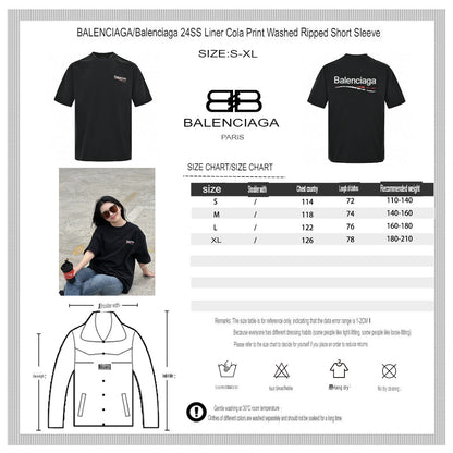 BALENCIAGA POLITICAL CAMPAIGN T-SHIRT BLACK