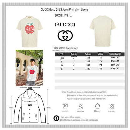 Gucci Apple Logo T-Shirt (White)