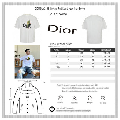 Dior Green Monster Graphic T-Shirt