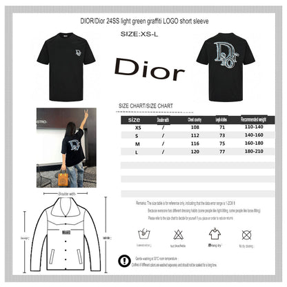 Dior Classic Logo T-Shirt (Black)