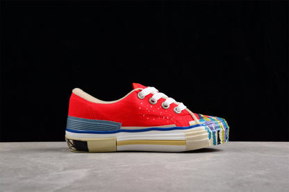 Vibrant Canvas Low Top Sneakers