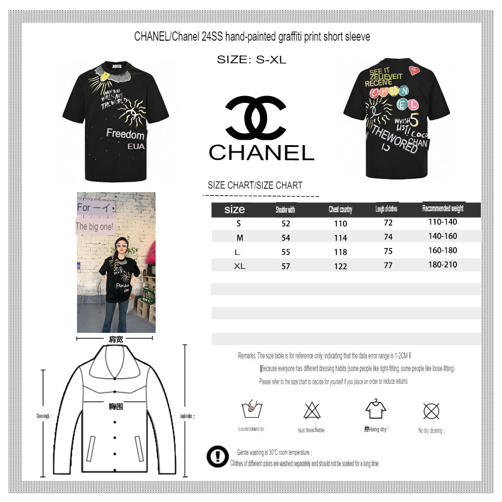 Chanel "Women Will Save The World" T-Shirt in Black