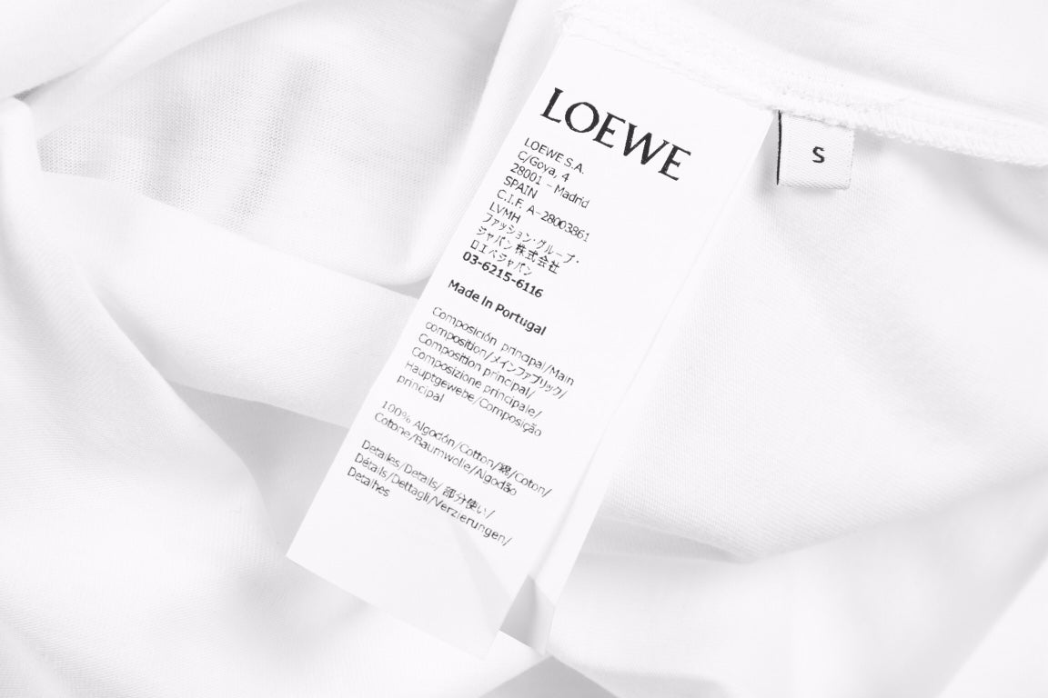 Loewe T-shirt with Colorful Logo