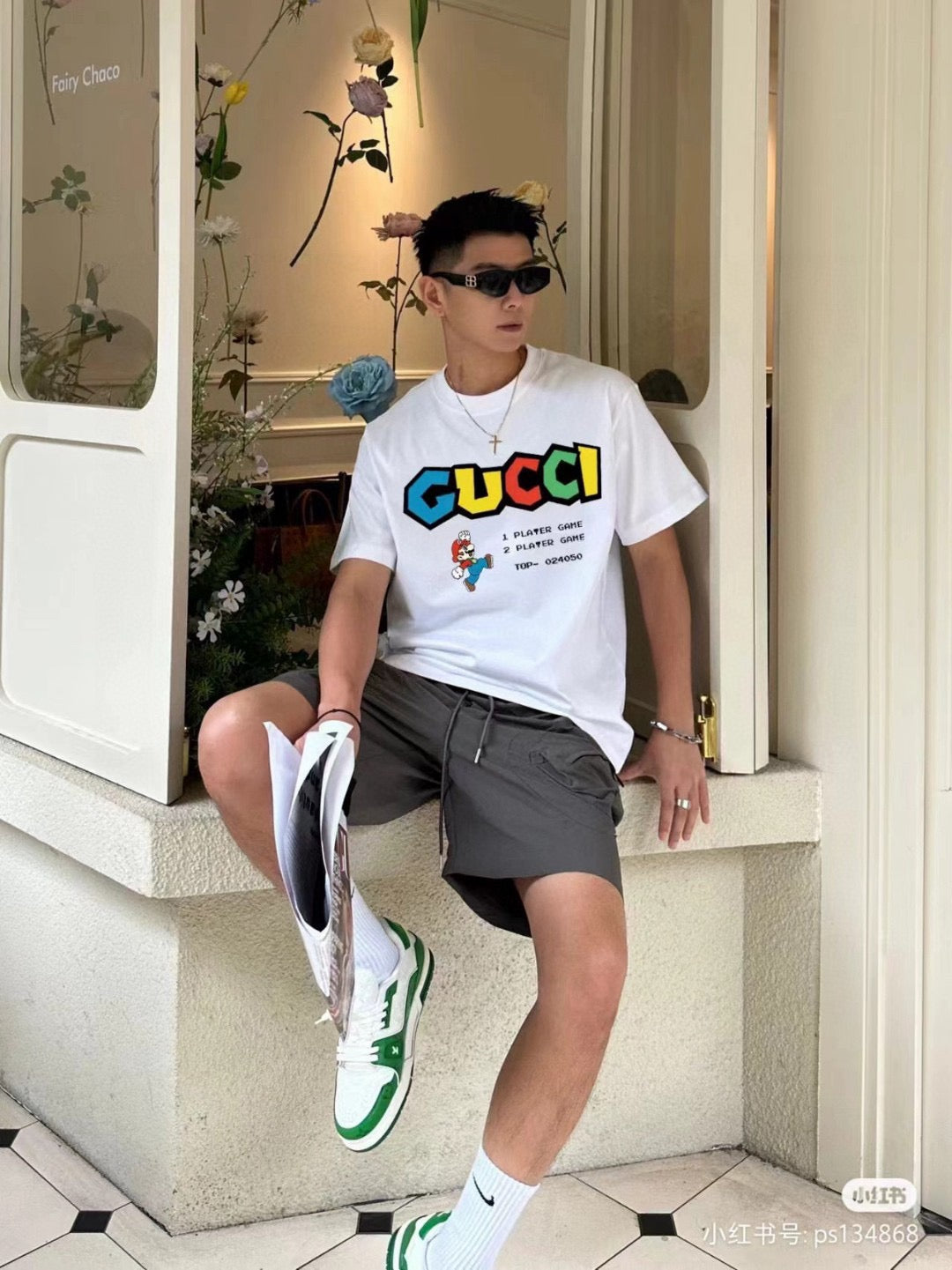 Gucci Retro Game T-Shirt (Cream)