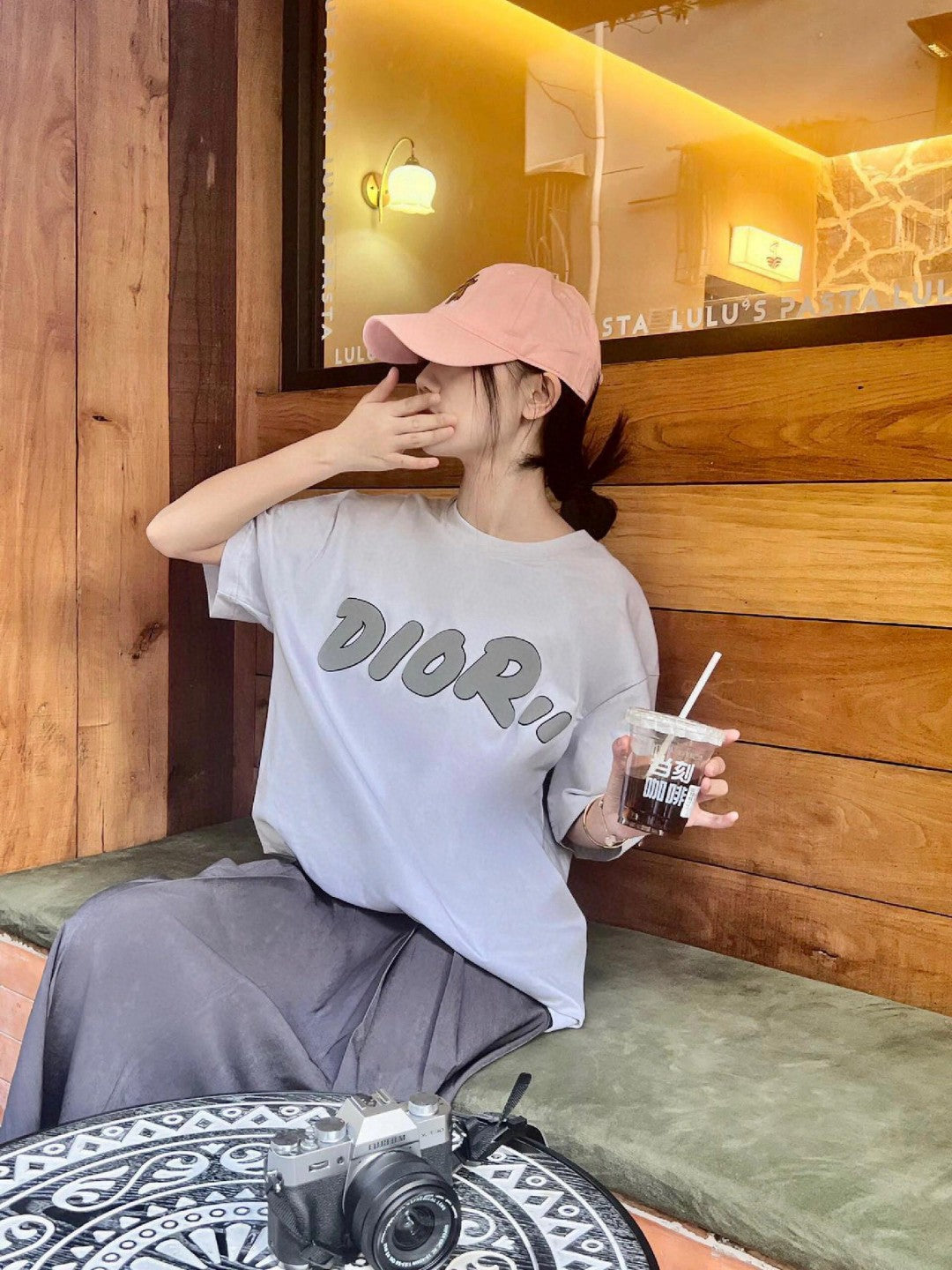 Dior Oversized Logo White T-Shirt