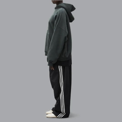 BALENCIAGA x ADIDAS HOODIE BLACK