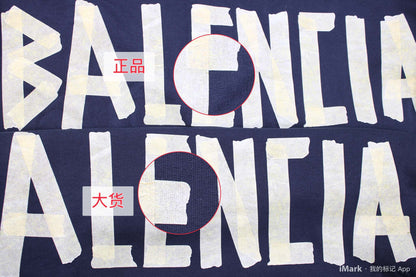 Balenciaga Navy Blue Crewneck