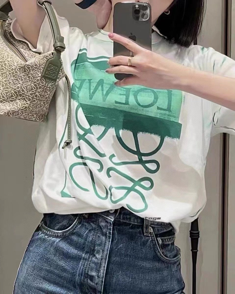 Loewe Green Graphic T-Shirt