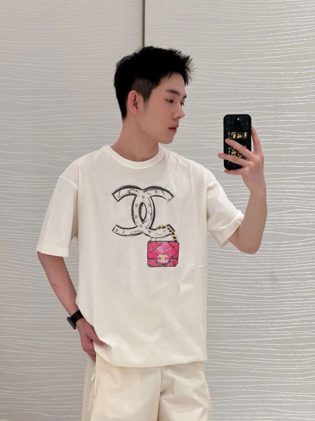 Chanel Logo T-Shirt (White)