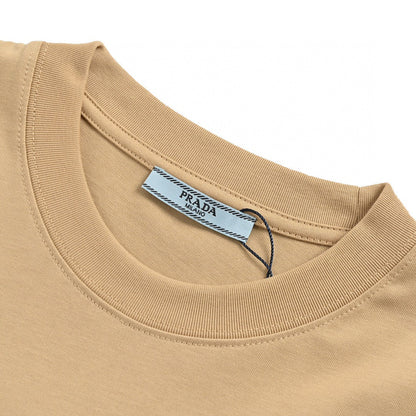 Prada Milano Beige Logo T-Shirt