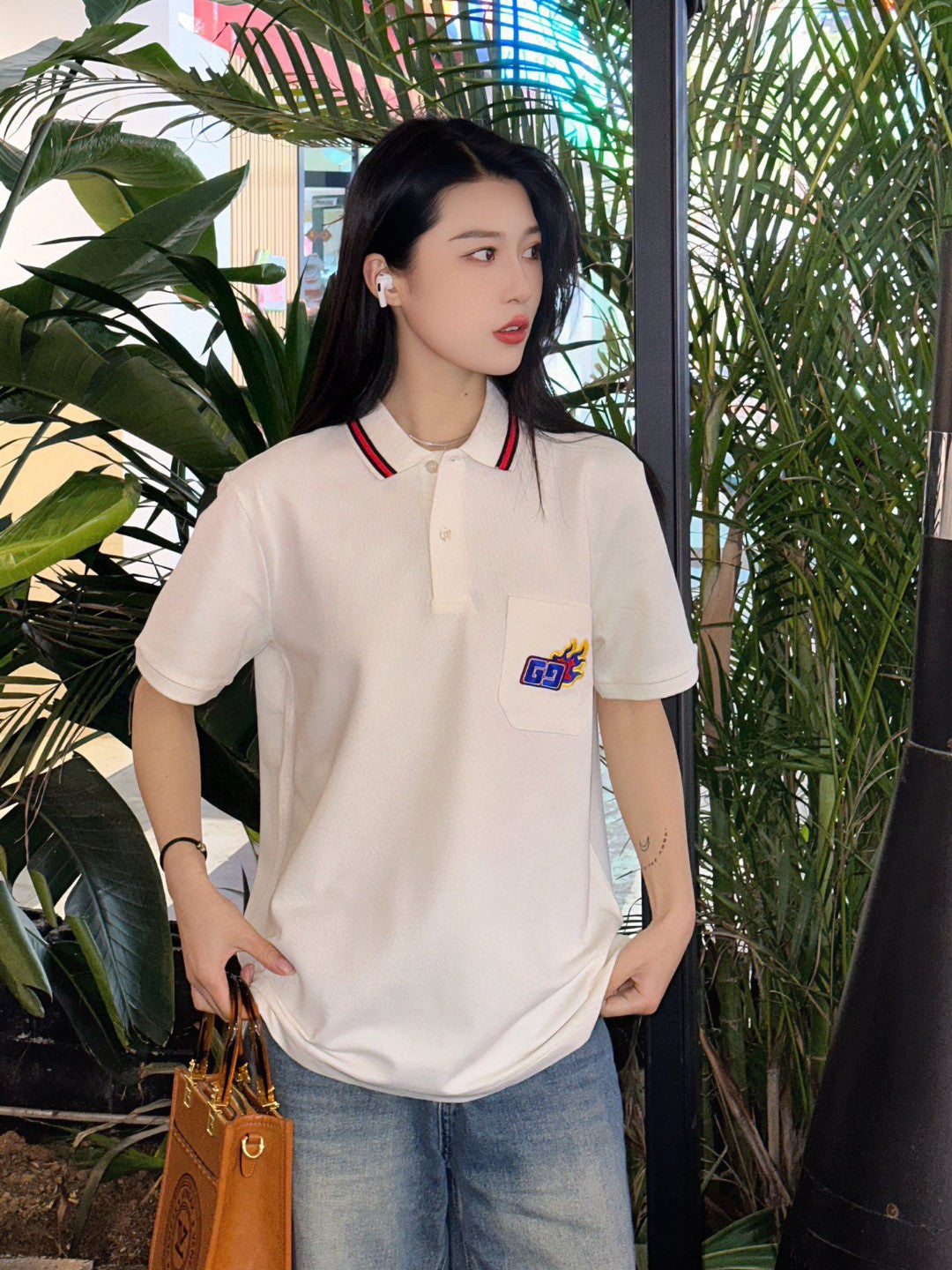 Gucci Flame Logo Polo Shirt