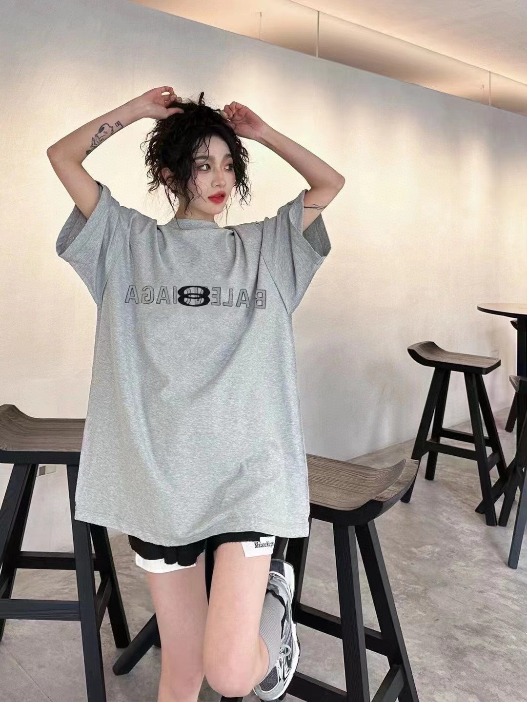 Balenciaga Reflective Logo T-Shirt