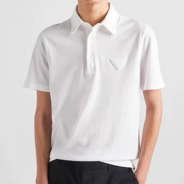 Prada Classic White Polo Shirt