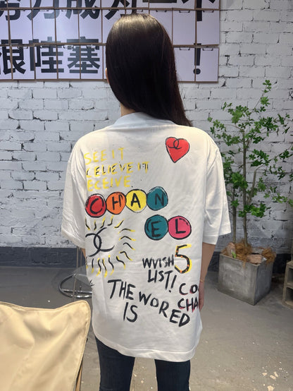 Chanel "Women Will Save The World" T-Shirt in White