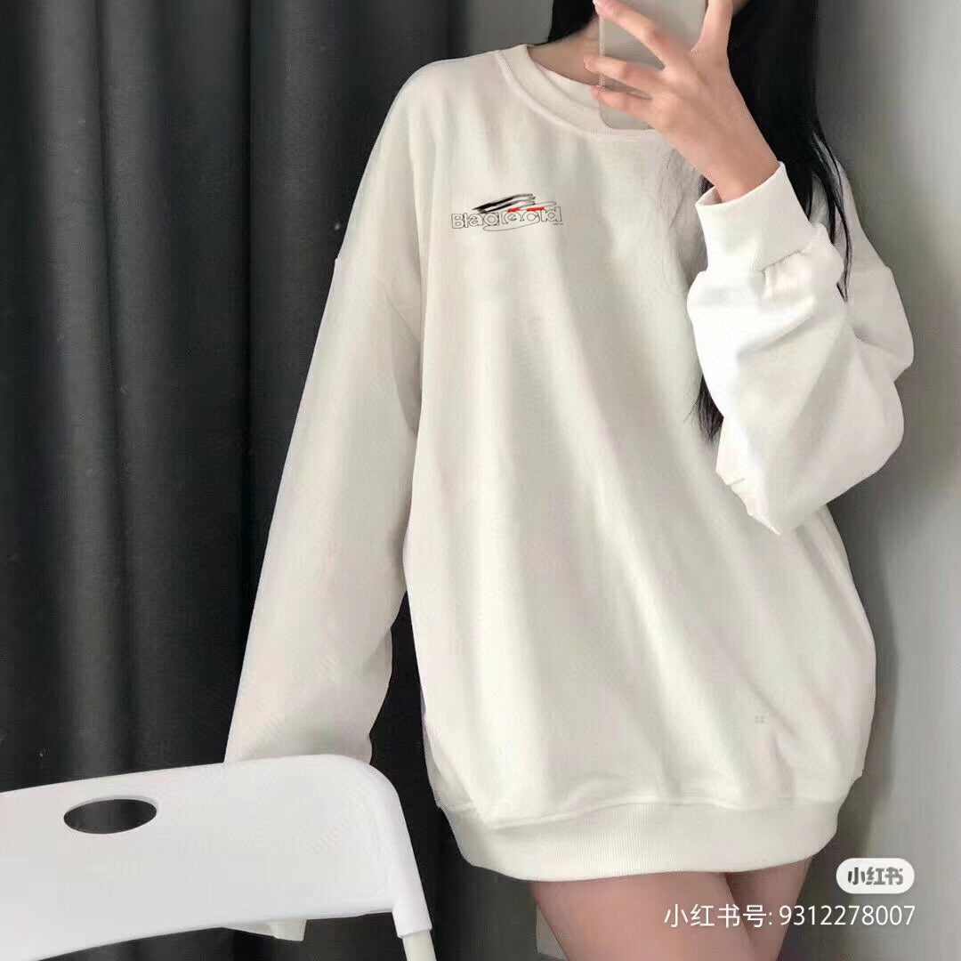 Balenciaga White Sweatshirt