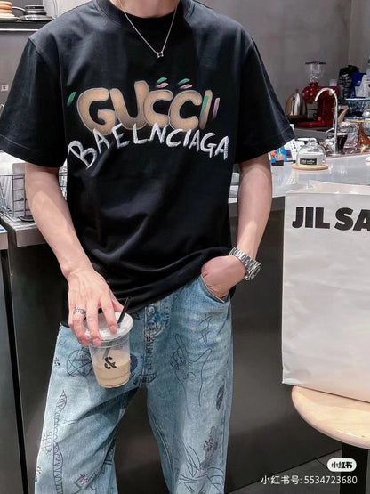 Gucci x Balenciaga Collaboration T-Shirt (Black)