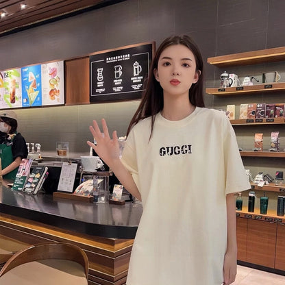 Gucci Vintage Logo T-Shirt (Cream)