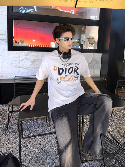 Dior Christian Dior Graphic White T-Shirt