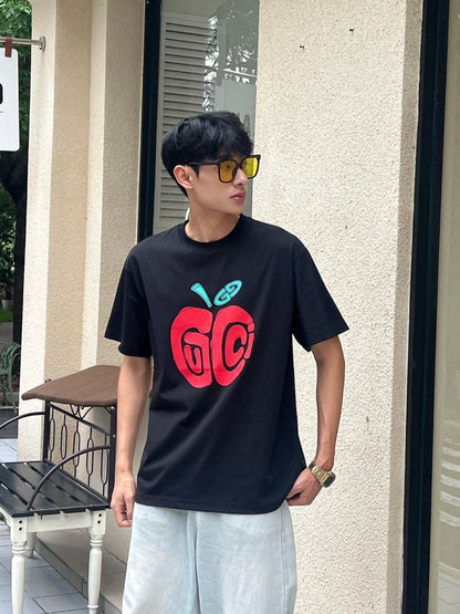 Gucci Apple Logo T-Shirt (Black)