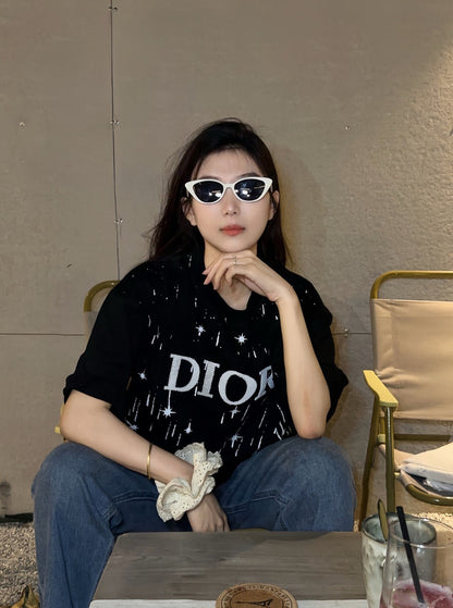 Dior Starry Sky T-Shirt in Black