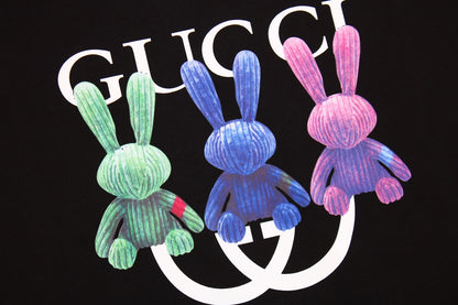 Gucci Bunny Trio T-Shirt (Black)