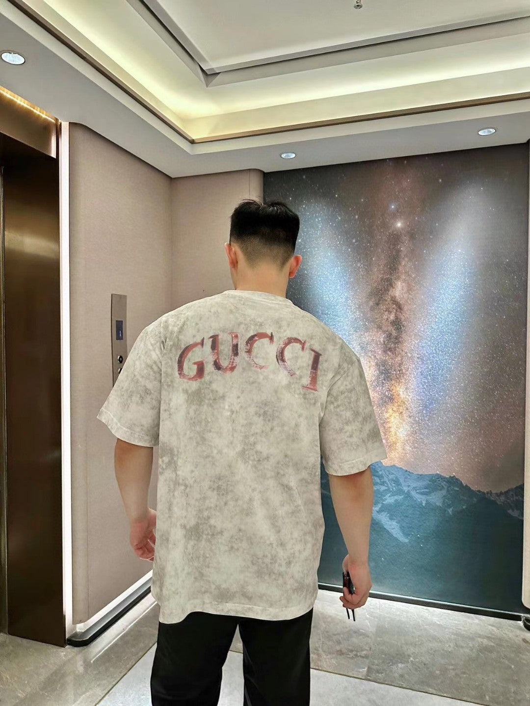 Gucci Distressed Logo T-Shirt