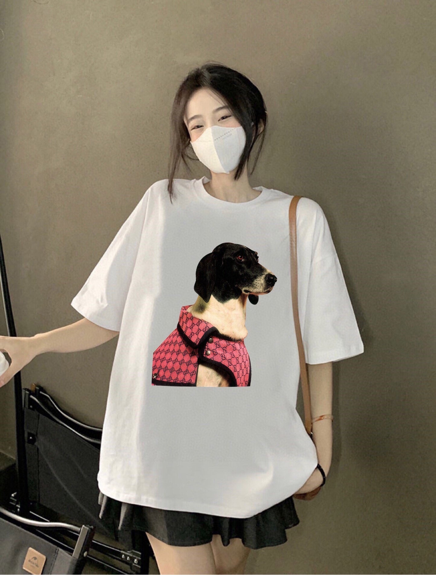 Gucci Dog Print T-Shirt