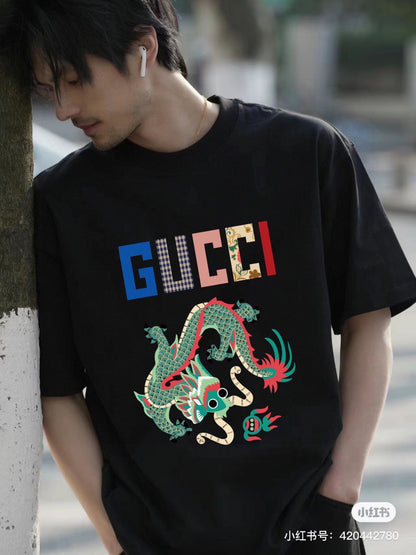 Gucci Dragon Graphic T-Shirt (Black)