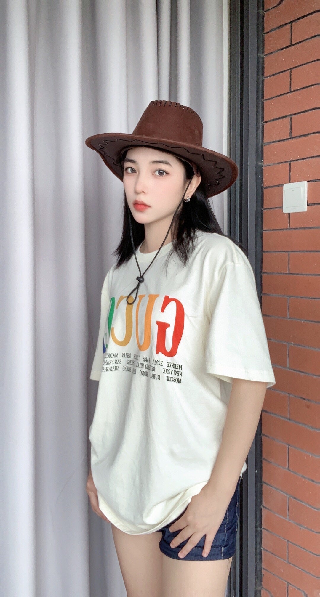 Gucci Cities Block Letter T-Shirt - White