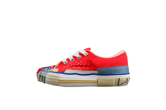 Vibrant Canvas Low Top Sneakers