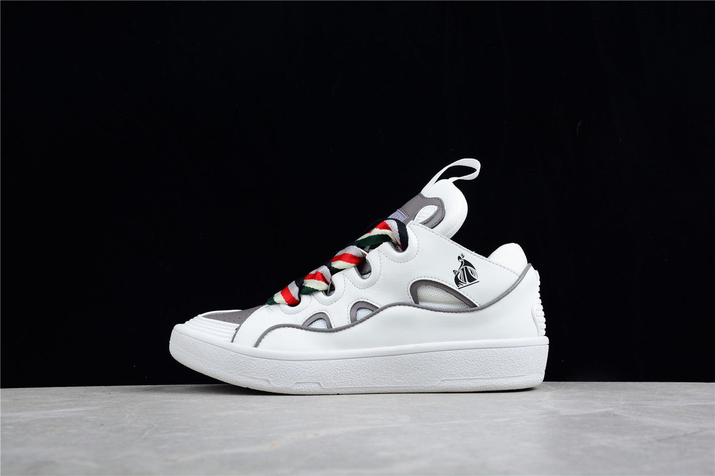 Lanvin White and Grey Sneaker